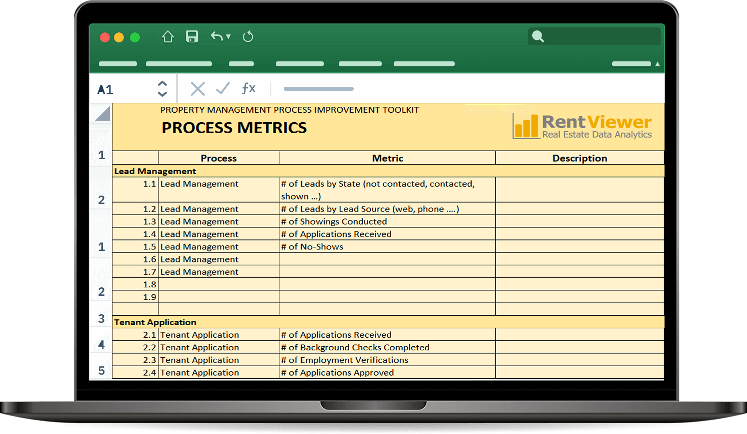 Property Management Metrics Workbook