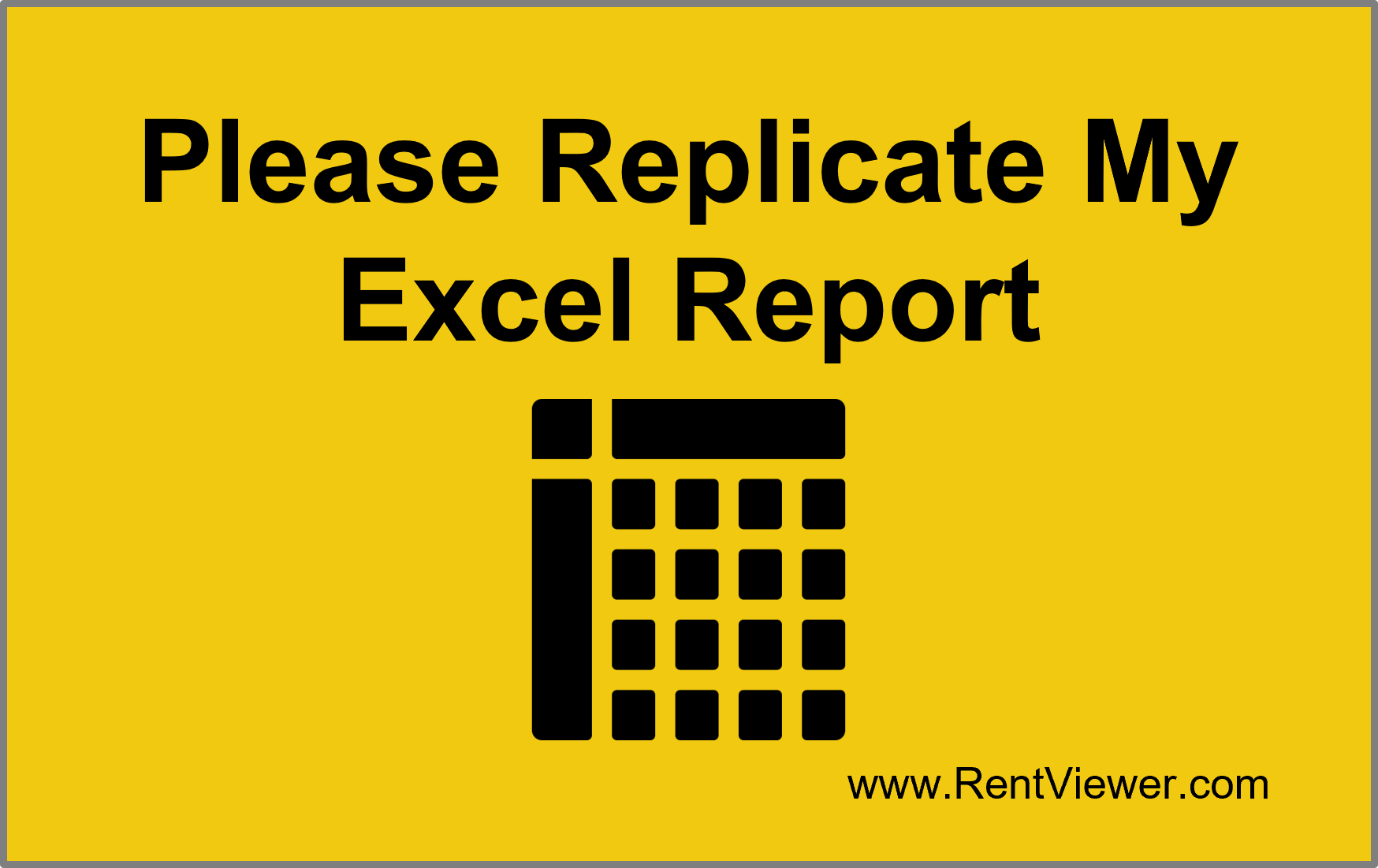 You Want Me to Replicate an Excel Report in Power BI?