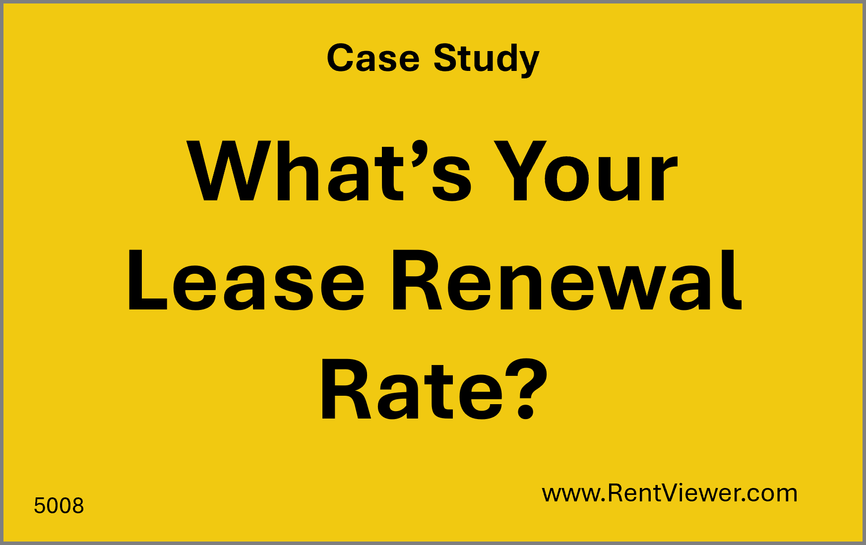 Lease renewal performance analytics dashboard for property management executives