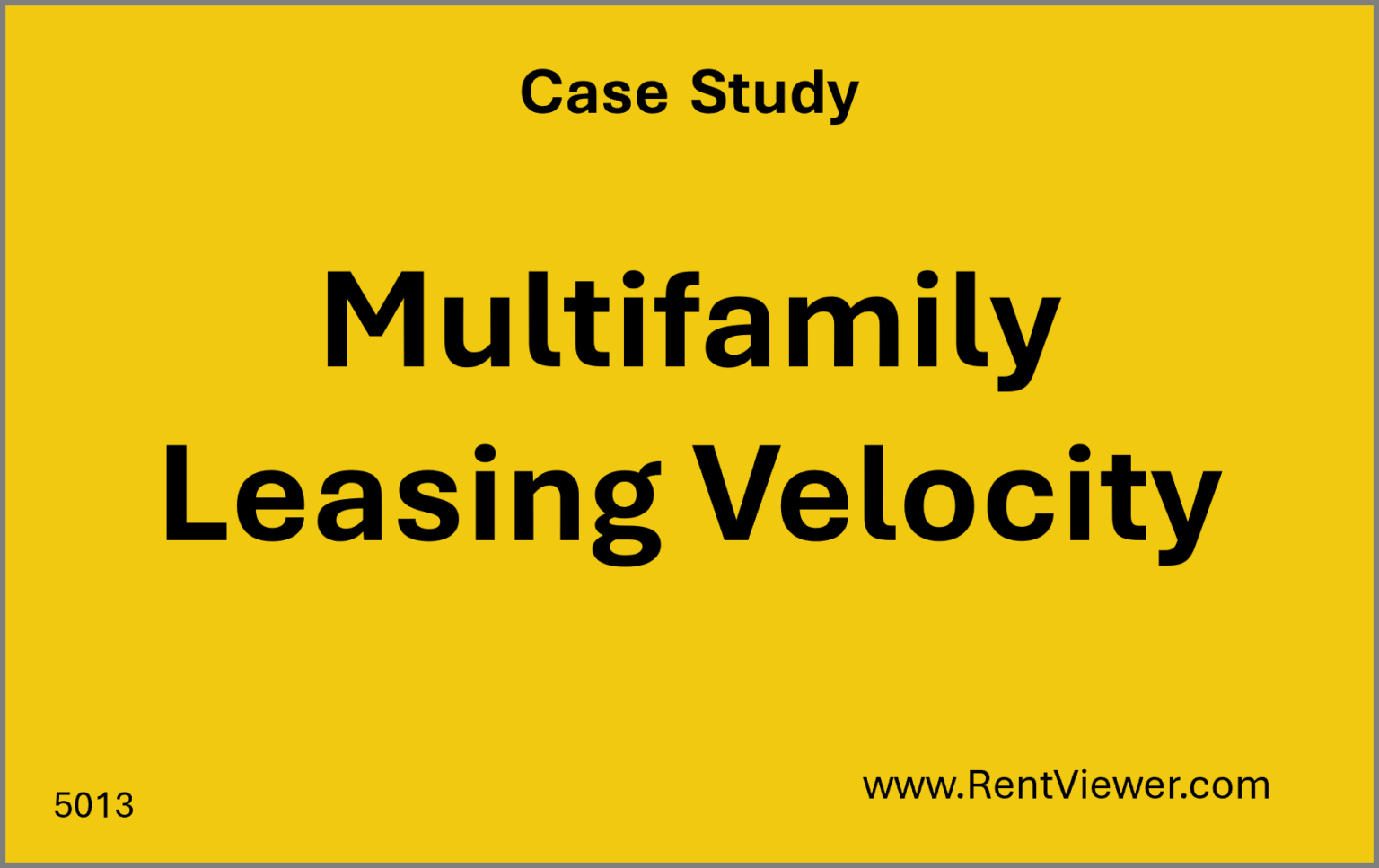 Leasing velocity dashboard for a multifamily portfolio built from AppFolio data in Power BI